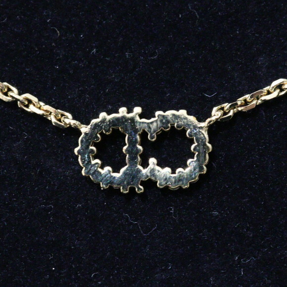 Christian Dior Clair D Lune Necklace Gold Plated Pearl - Picture 8 of 9